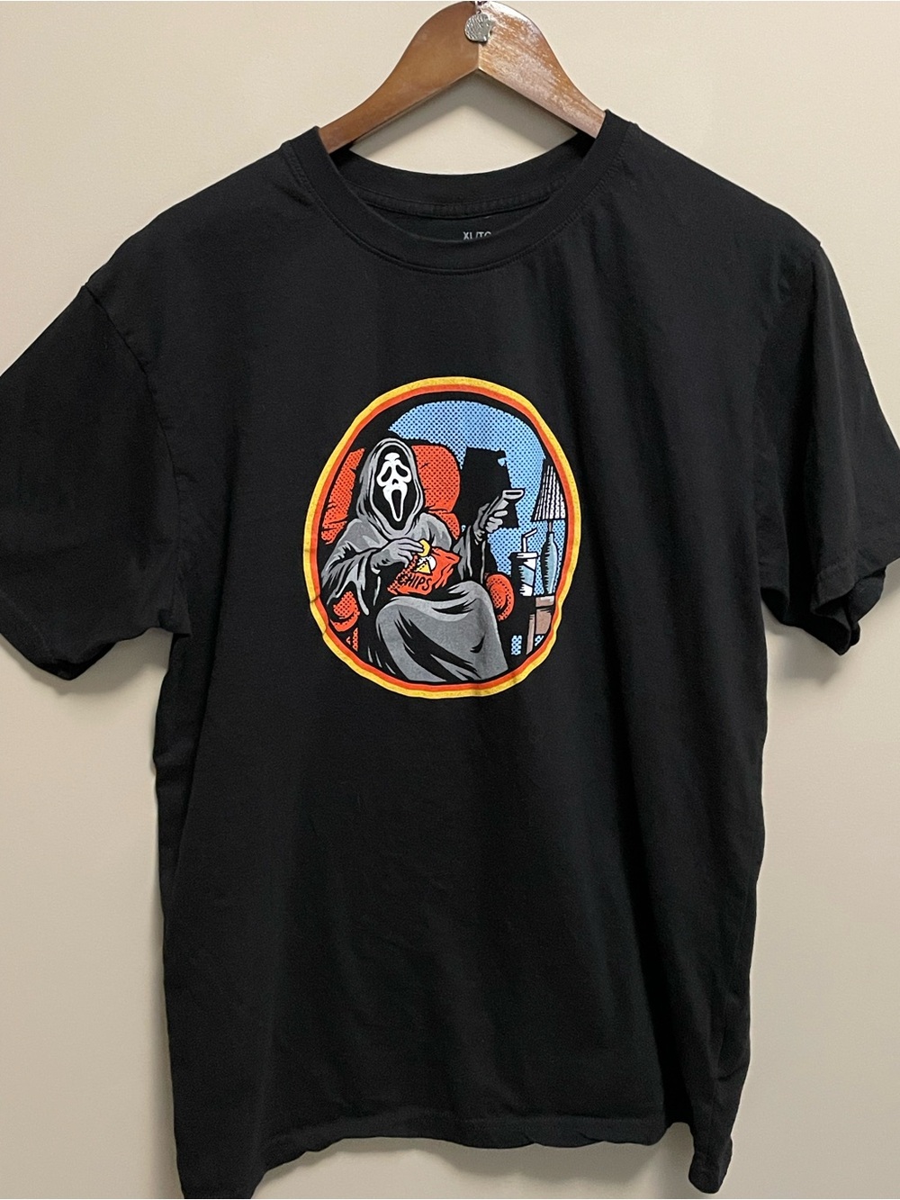 Ghost Face Scream Horror Movie Crewneck T-Shirt Men Women XL